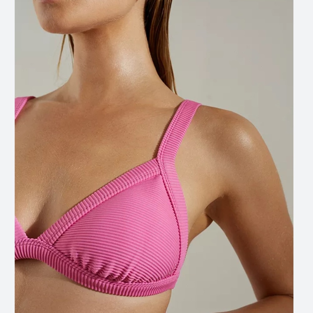 BILLABONG TAN LINES TRIANGLE SWIM TOP SIZE X-LARGE NWT
